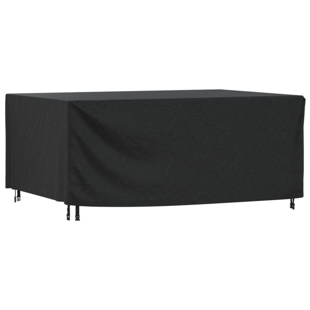Housse de salon de jardin noir 225x143x90 cm imperméable 420d
