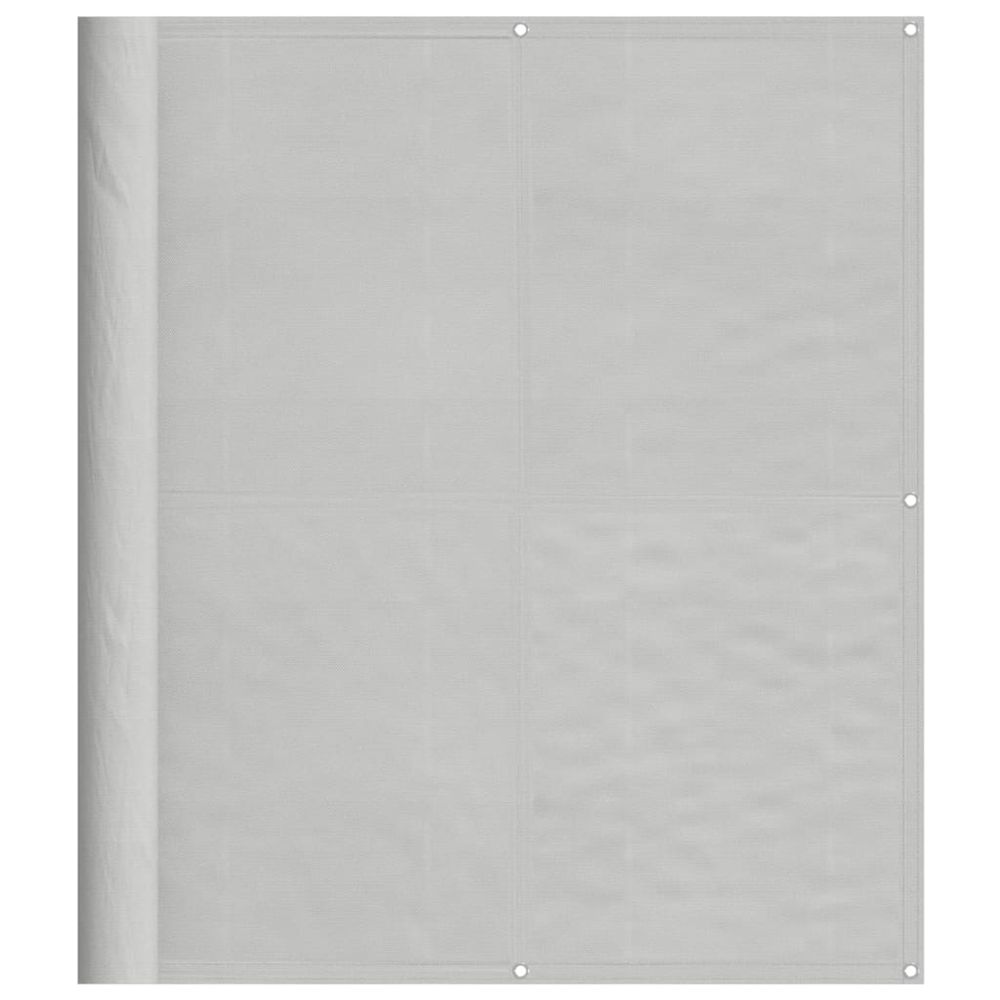 Écran de balcon gris clair 120x400 cm 100% polyester oxford