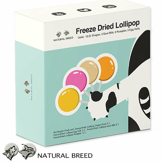 Sucette lollipop - Friandises lyophilisées