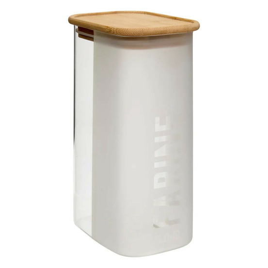 Boîte à farine en verre