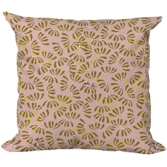 Coussin décoratif en tissu délicatesse 50 x 50 cm
