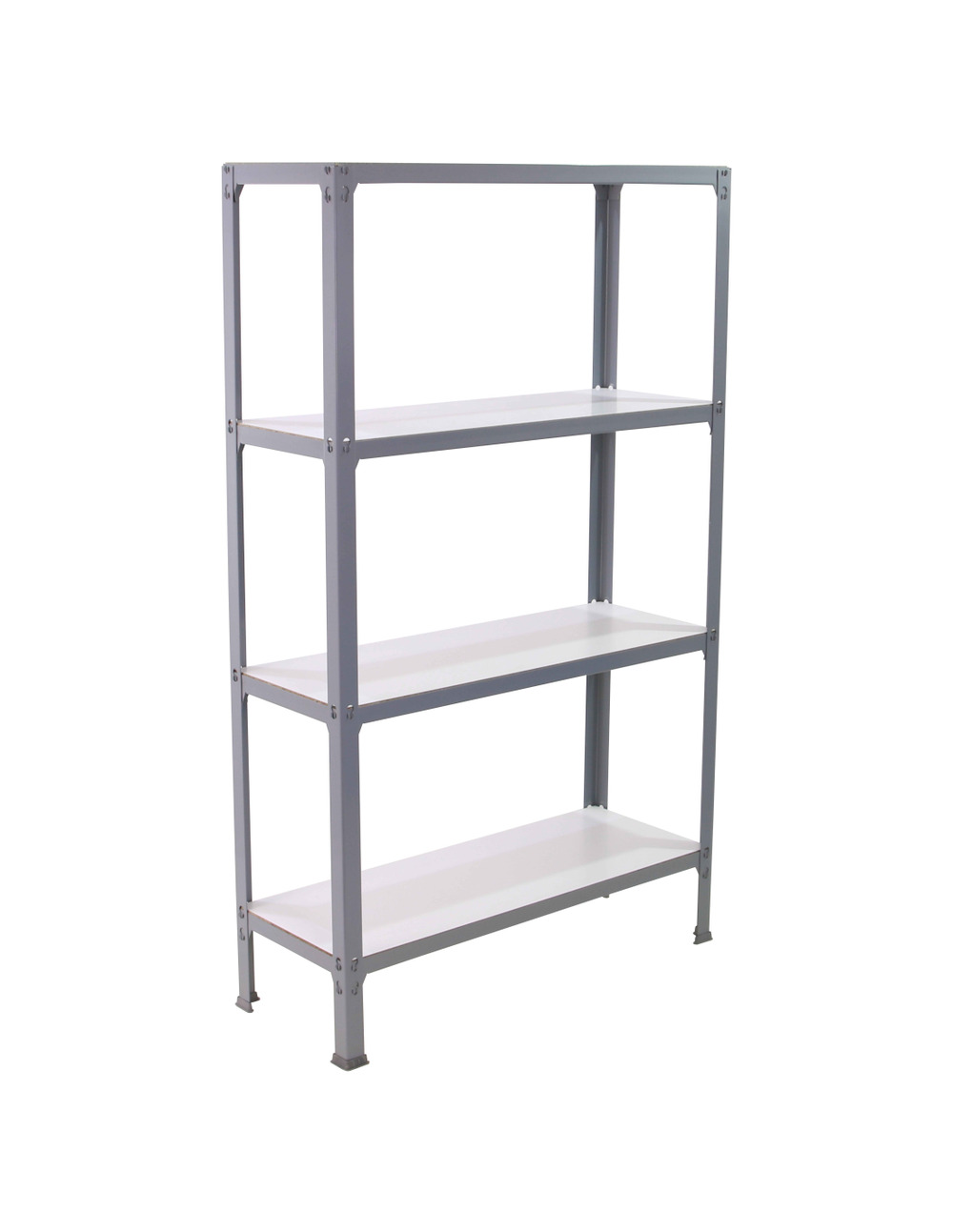 Etagère légère sans vis simonhome click wood mini 4/300 gris/blanc gris/blanc 1600x800x300 - simonrack