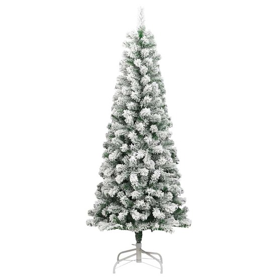 Sapin de noël artificiel à charnières avec neige floquée 180 cm