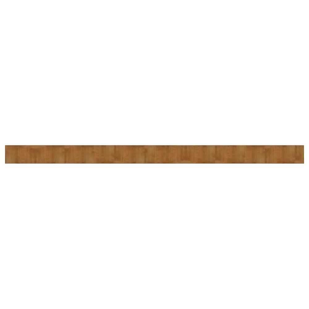Tapis rectangulaire marron 60x1000 cm bambou