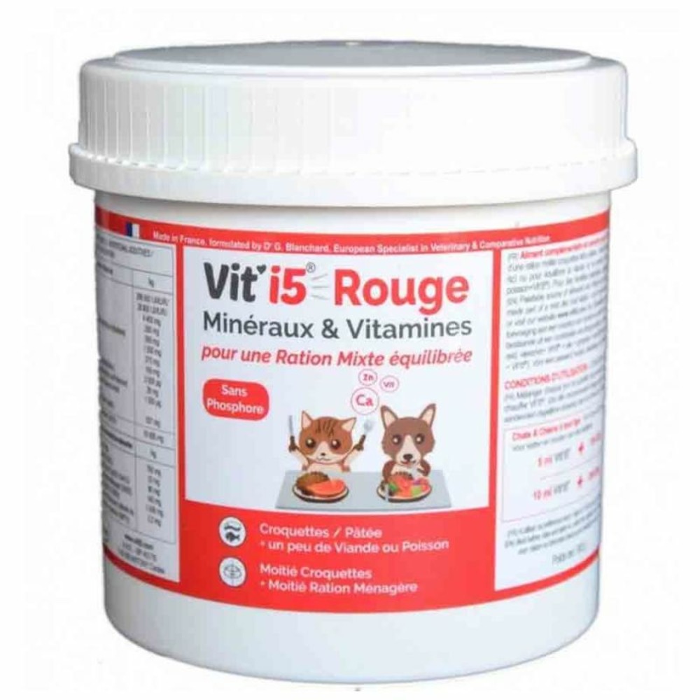 Vit'i5 rouge chien/chat - osalia 250g