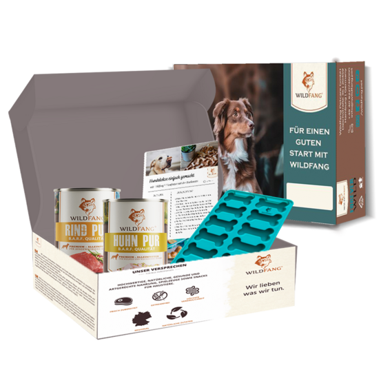 Wildfang - kit de cuisson pour biscuits pour chiens - poulet & boeuf