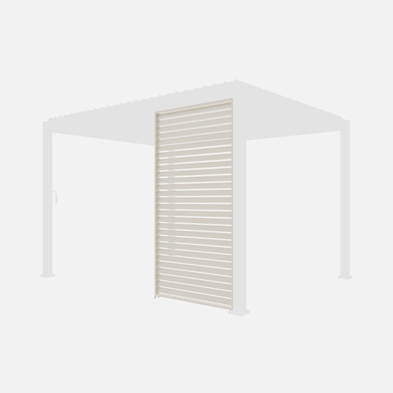 Persienne pour pergola bioclimatique triomphe, aluminium
