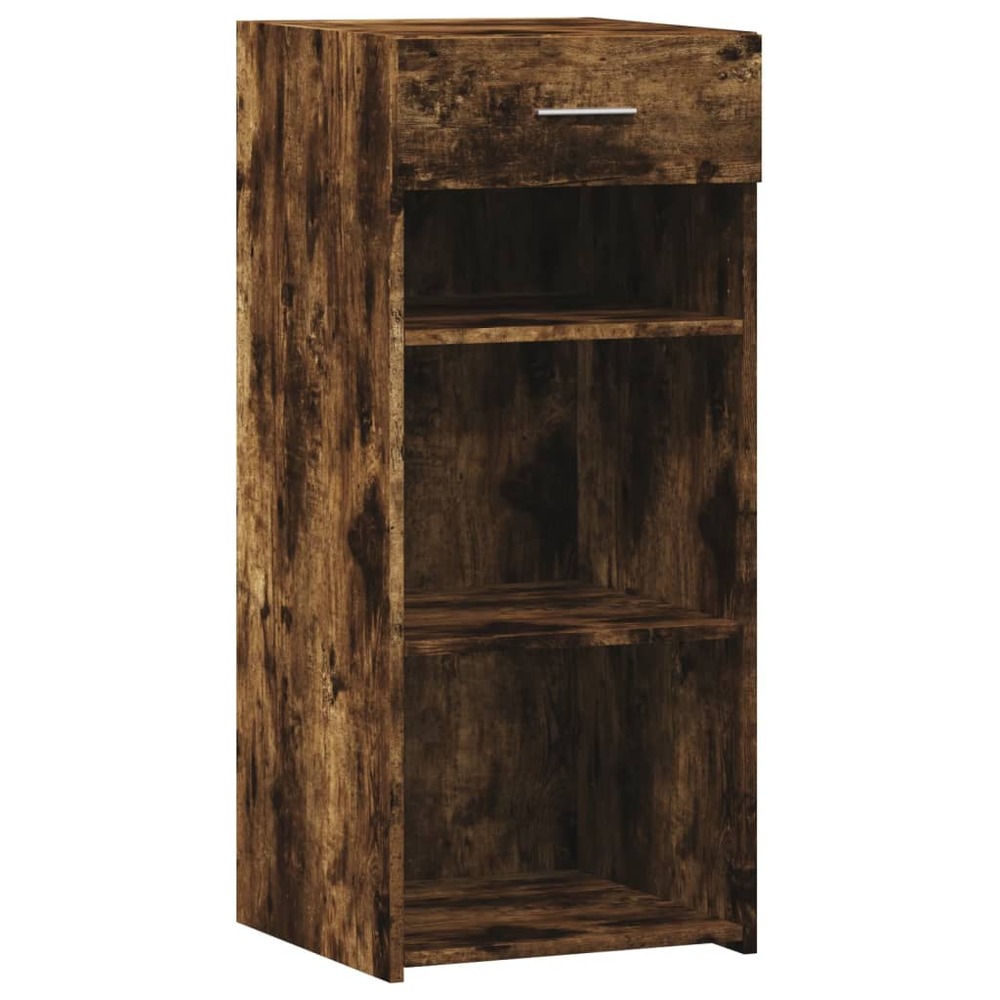 Buffet bahut commode armoire meuble de rangement organisateur cuisine salle de séjour salon 40 x 42,5 x 93 cm bois d'ingénier