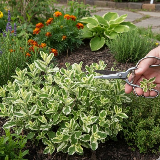 Menthe odorante panachée - sans traitement lot de 9 godets