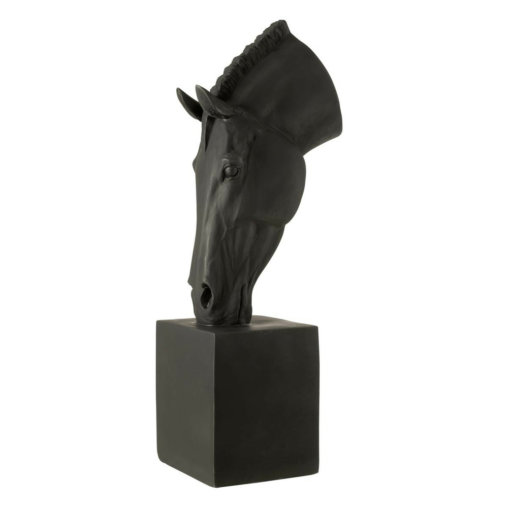 Tête de cheval sur socle 