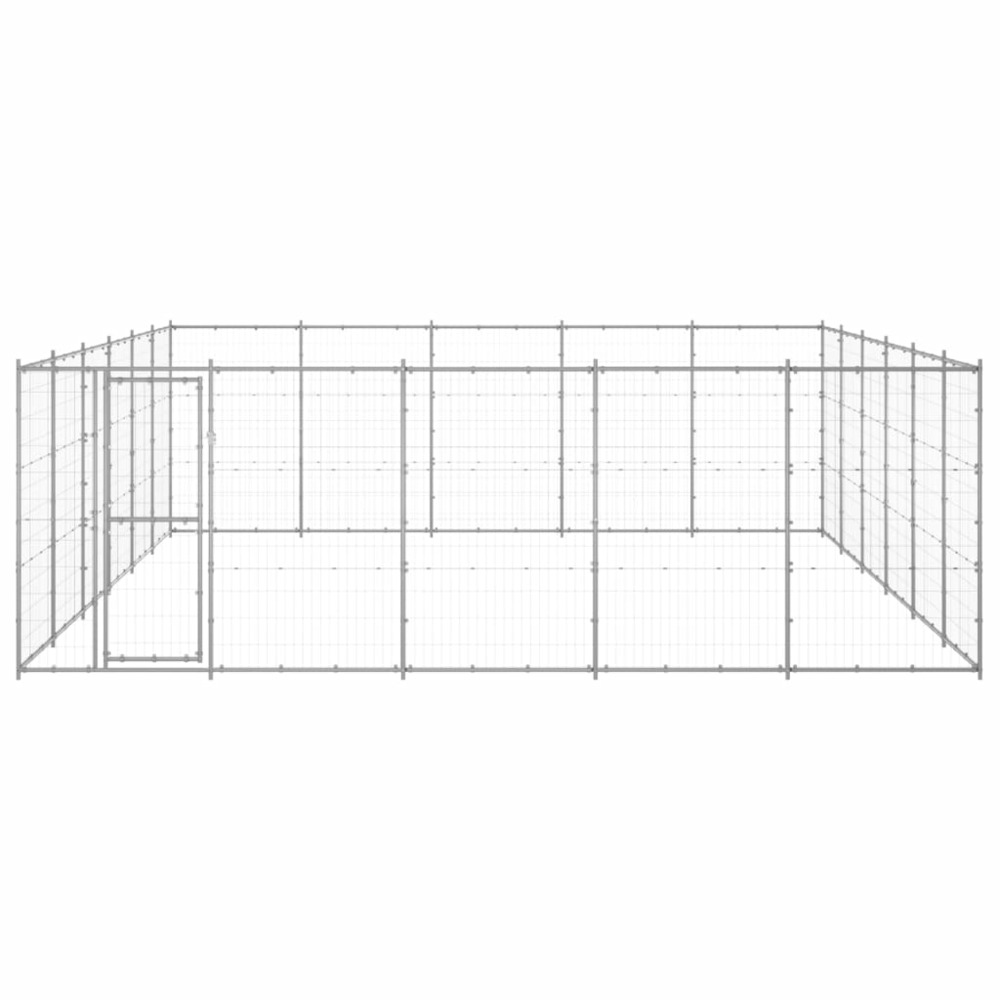 Chenil extérieur acier galvanisé 36,3 m²