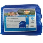Couverture solaire de piscine d'été rond 350 cm pe bleu