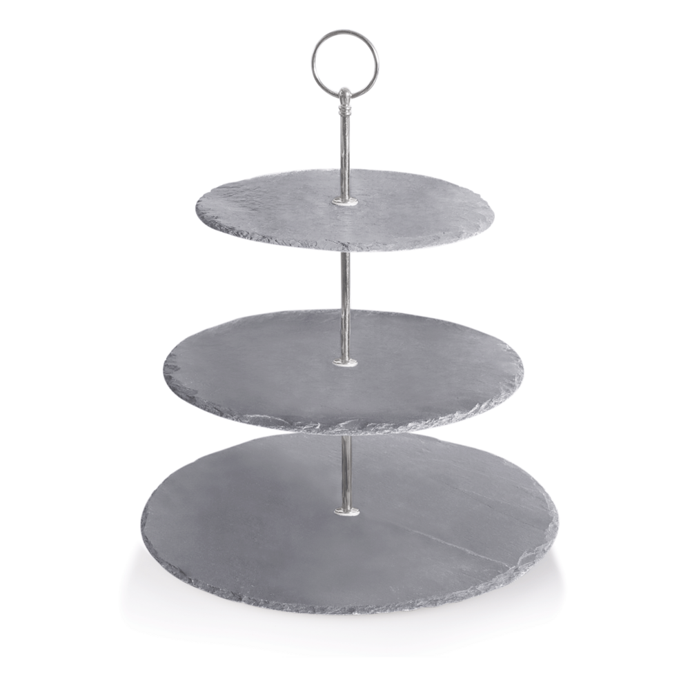 Support a étages en ardoise h 340 mm ø 300 mm - was germany