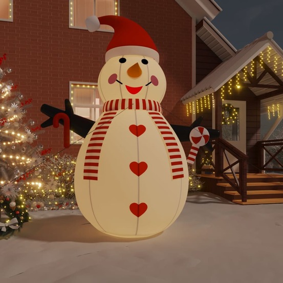 Bonhomme de neige gonflable avec led 460 cm