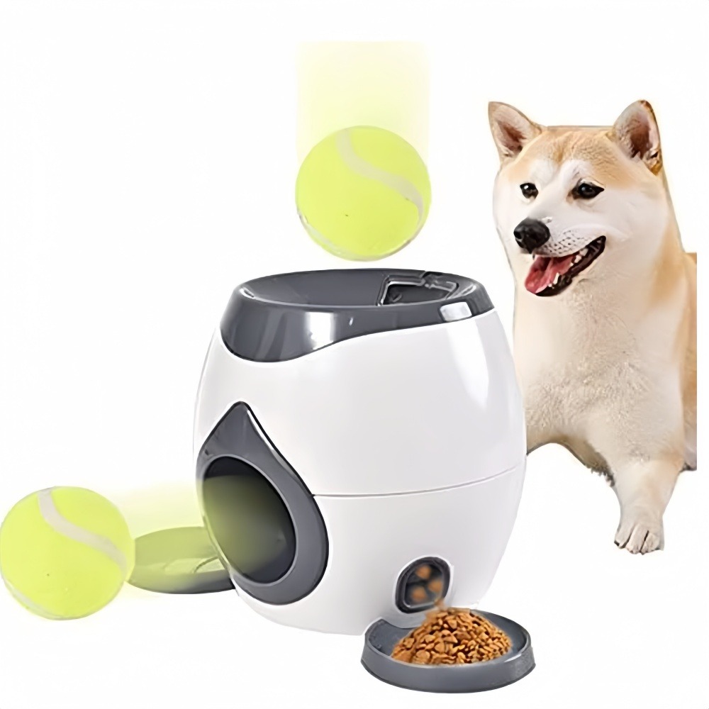 Lanceur de balles pour chien, alimentation automatique, balle adaptée, compact