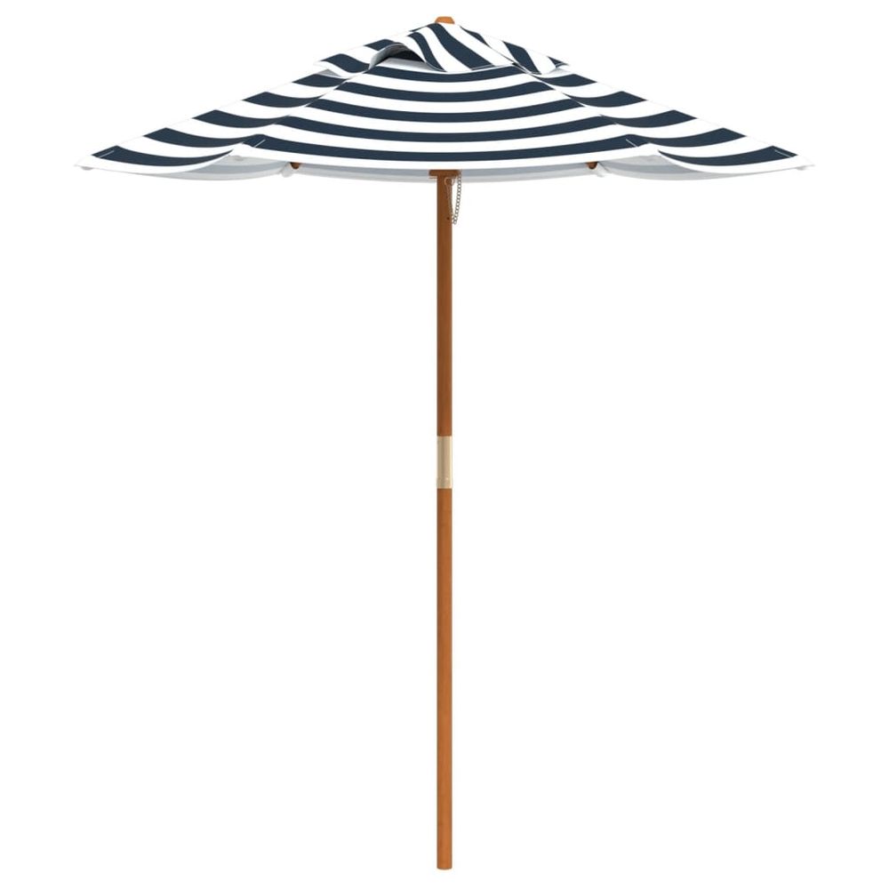 Parasol de jardin pour enfants avec poteau en bois ø120x140 cm