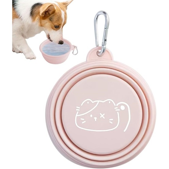 Gamelle pliable pour chien en voyage dtopbuyage