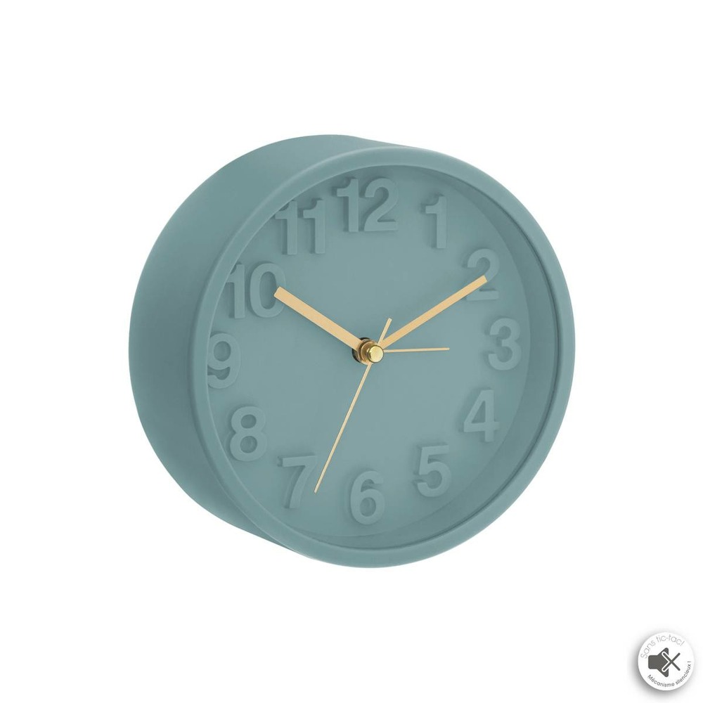 Réveil - verre - 13x13 cm