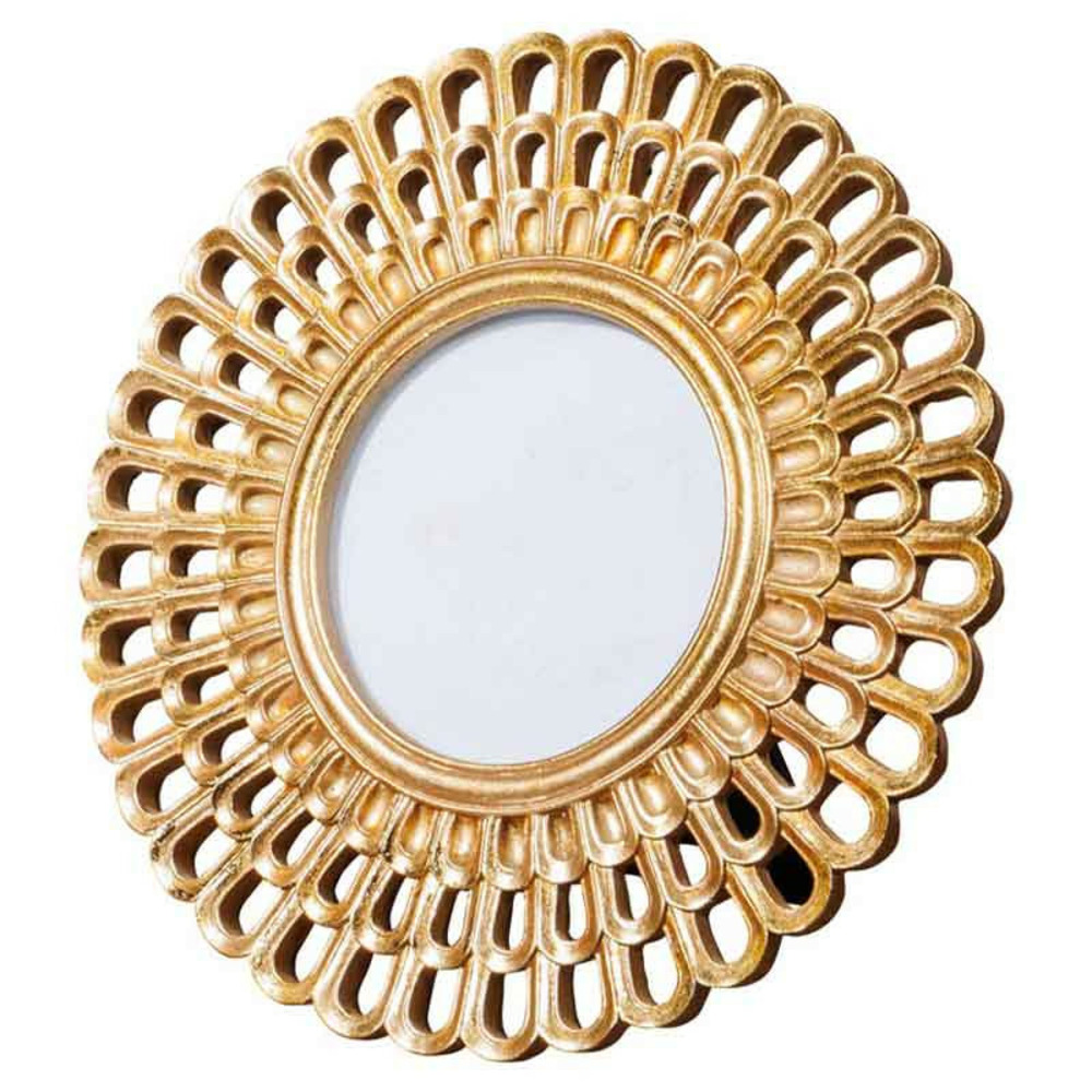 Porte photo tournesol doré 9x9cm