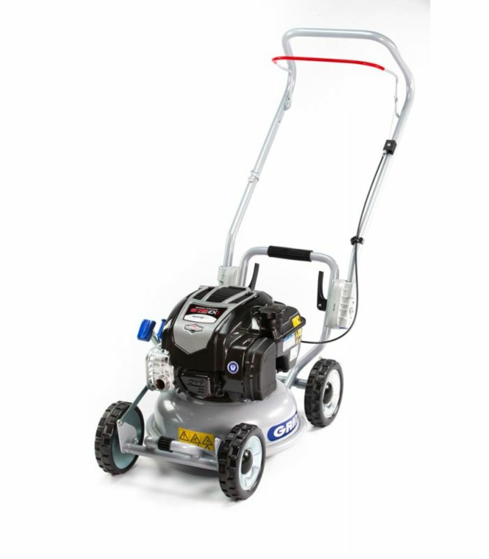 Tondeuse thermique 37 cm, mulching haute performance, moteur briggs stratton 163cm³ - grin hm37