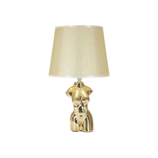 Lampe à poser en céramique buste glam buste femme
