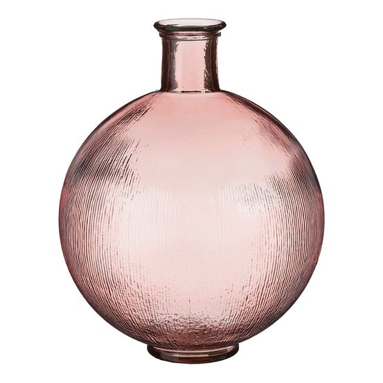 Mica decorations firenza vase bouteille - h42 x ø34 cm - rose clair