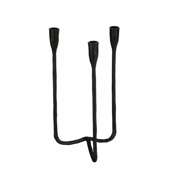 Mica decorations christy chandelier - l17 x l18 x h34 cm - noir