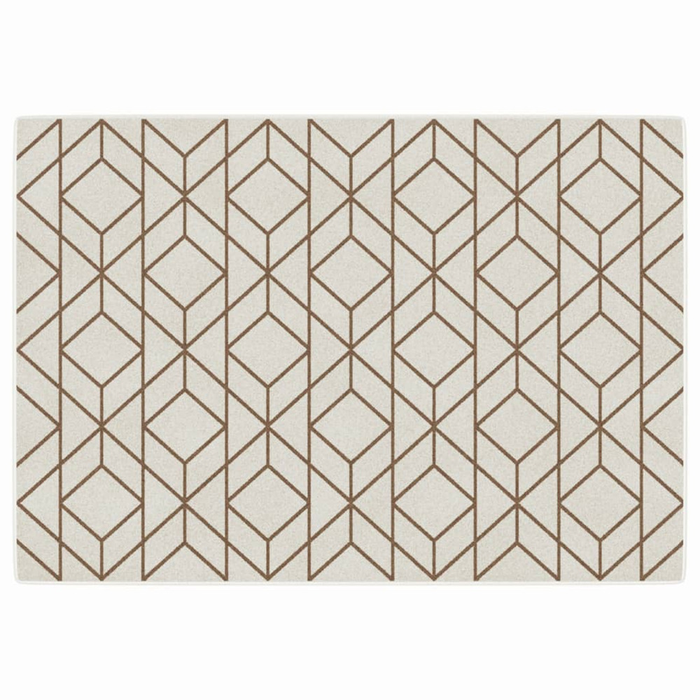 Tapis intérieur extérieur à poils courts 160x230cm antidérapant