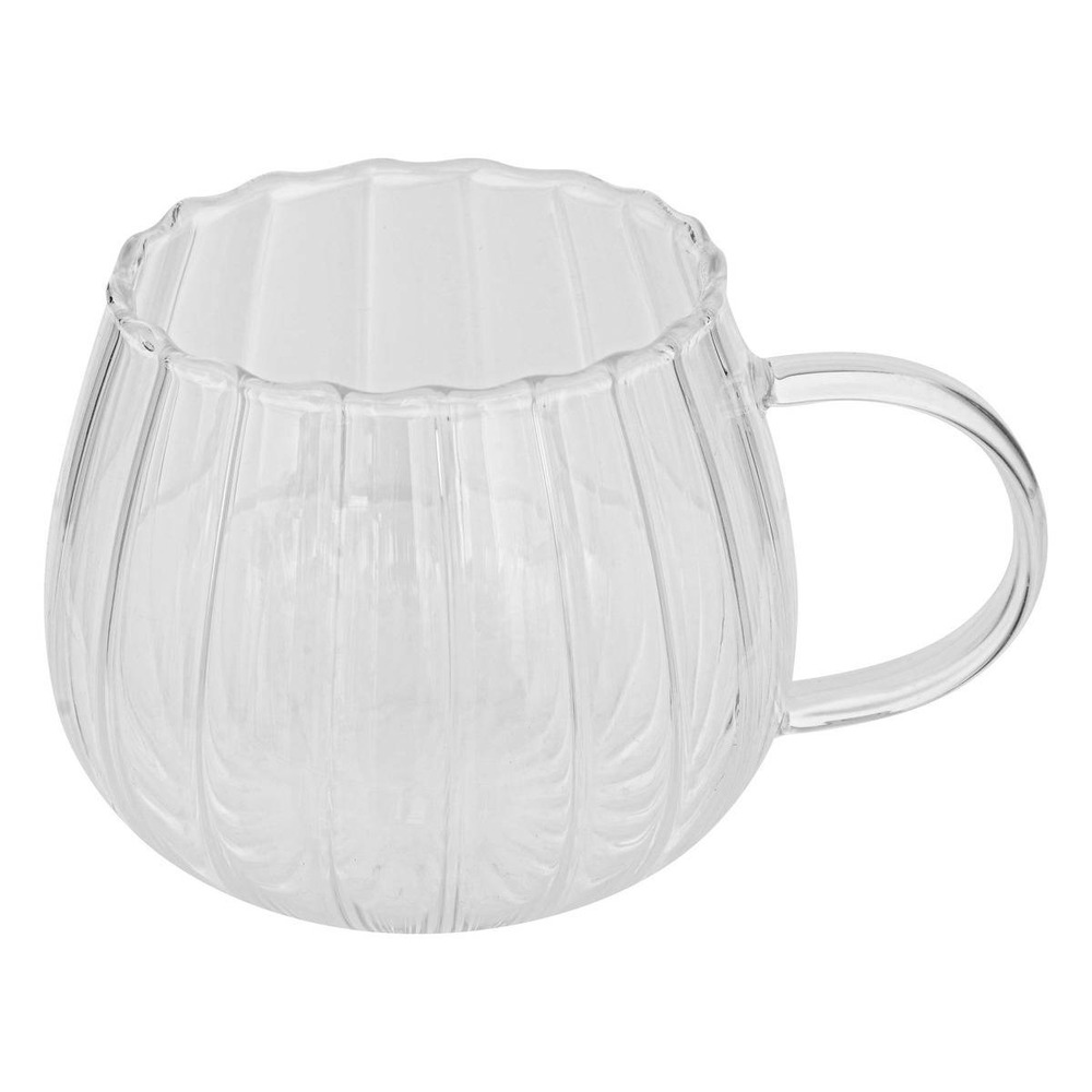Mug pumpkin transparent l11,5xp7,5xh9cm