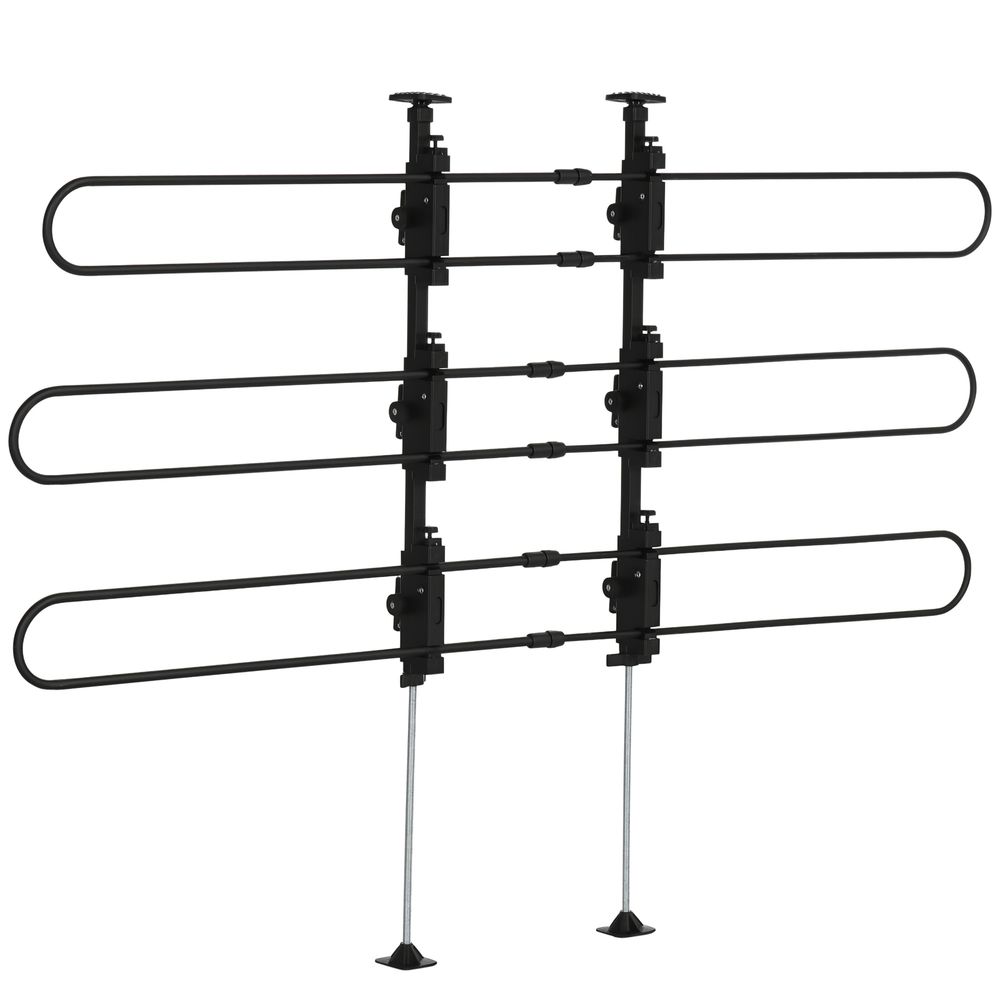 Grille séparation coffre voiture acier voyage sécurité ajustable 150x9x124cm noir