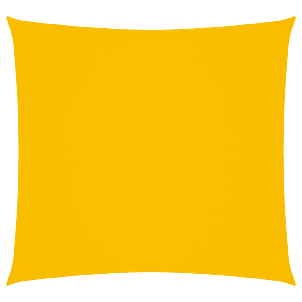 Voile de parasol tissu oxford carré 6x6 m jaune