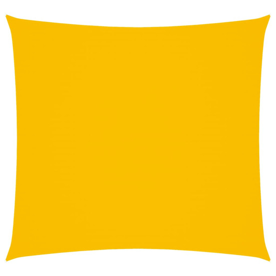 Voile de parasol tissu oxford carré 6x6 m jaune