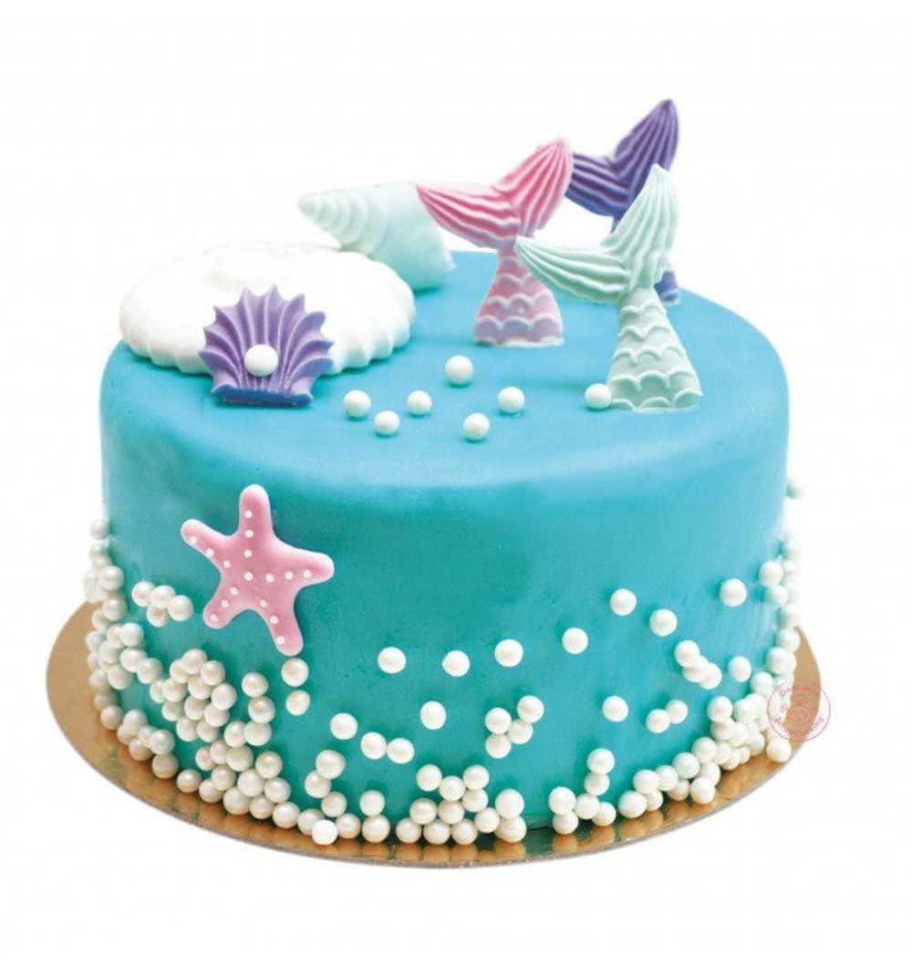 Pâte à sucre en rouleau - bleu - 430 g