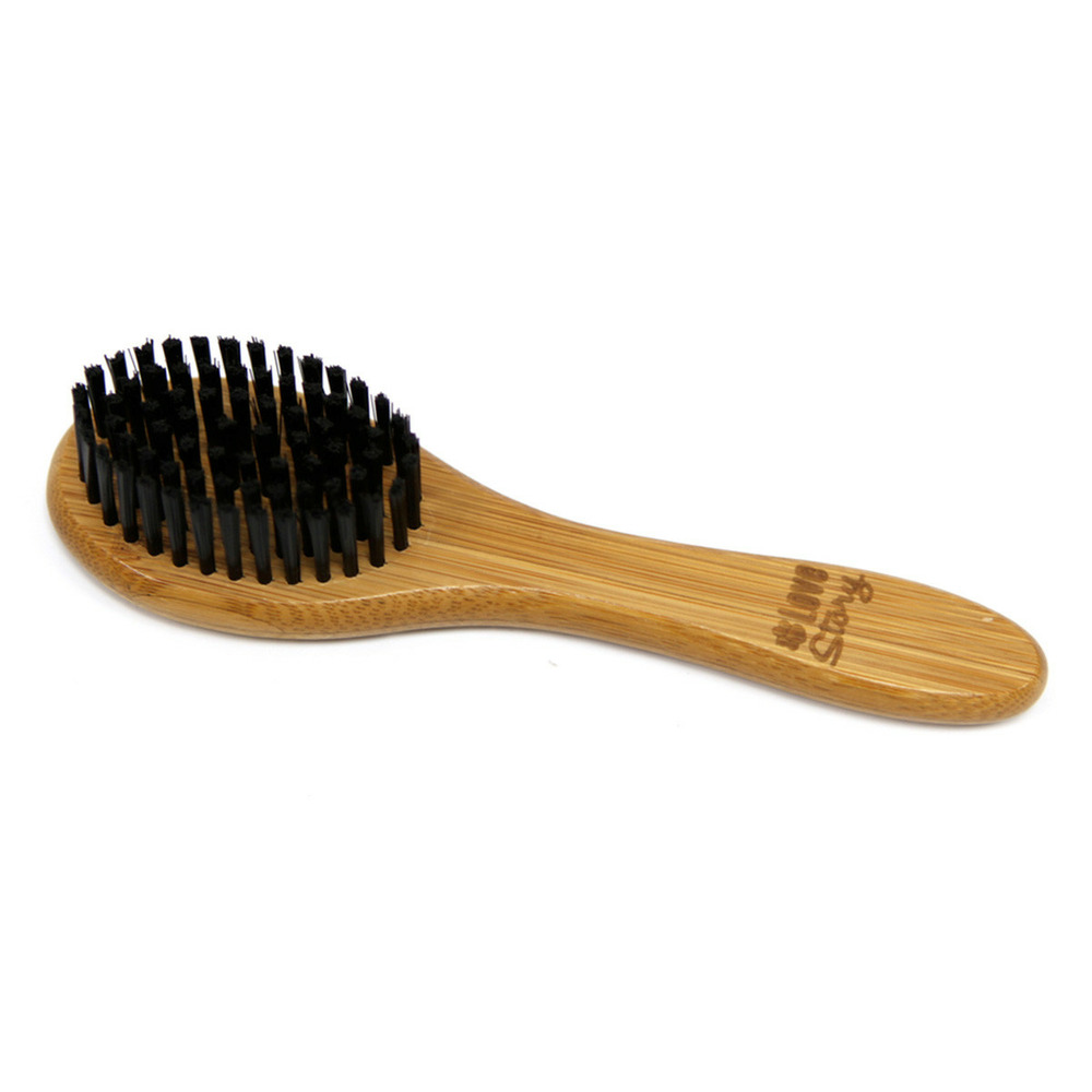 Brosse de toilettage bambou 