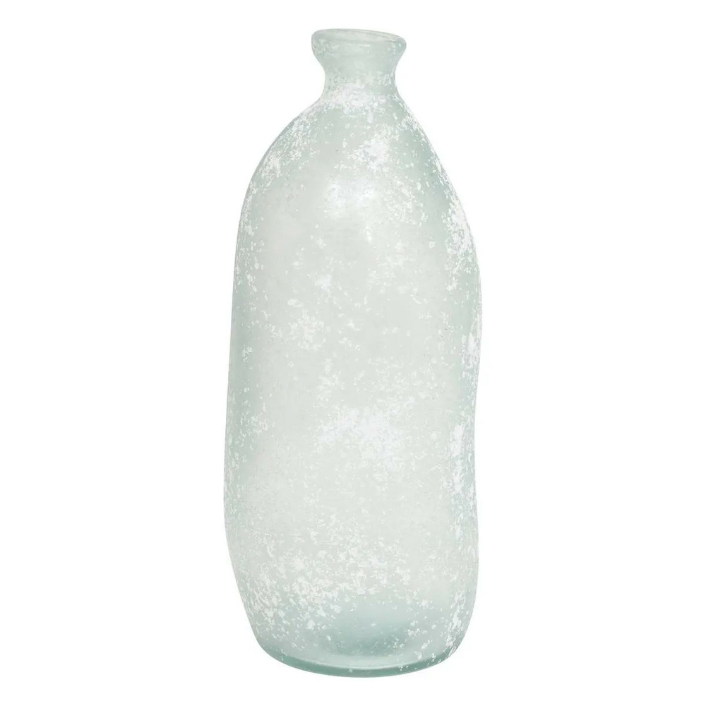 Vase design bouteille en verre 