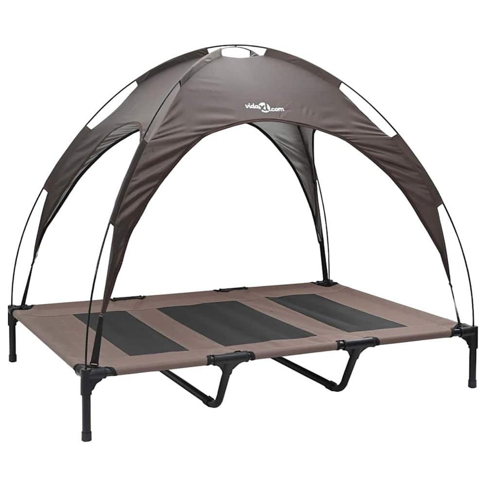 Lit pour chien marron xl acier