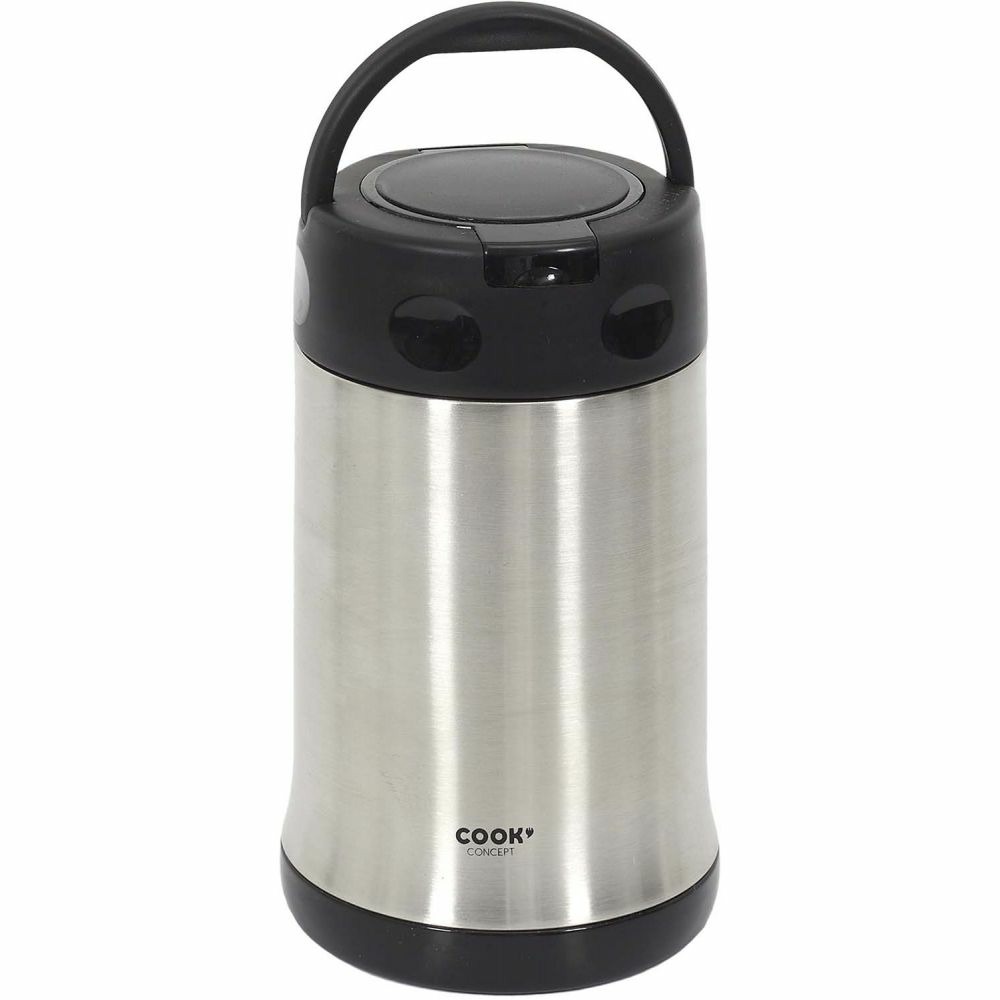 Bol à soupe isotherme en inox avec couvert 50 cl