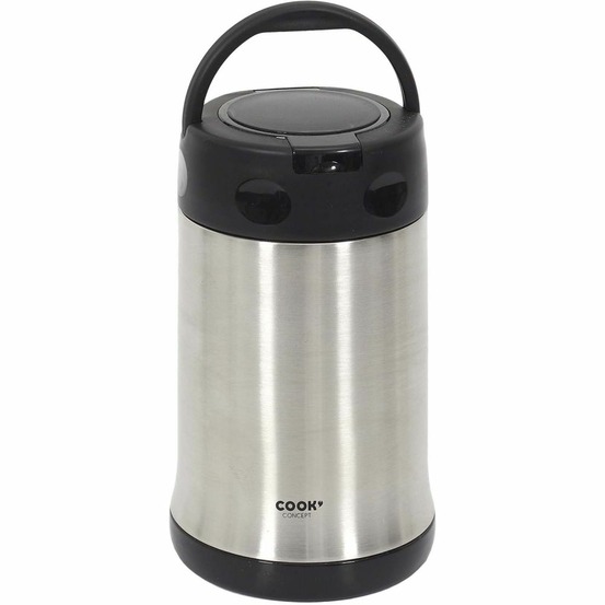 Bol à soupe isotherme en inox avec couvert 50 cl