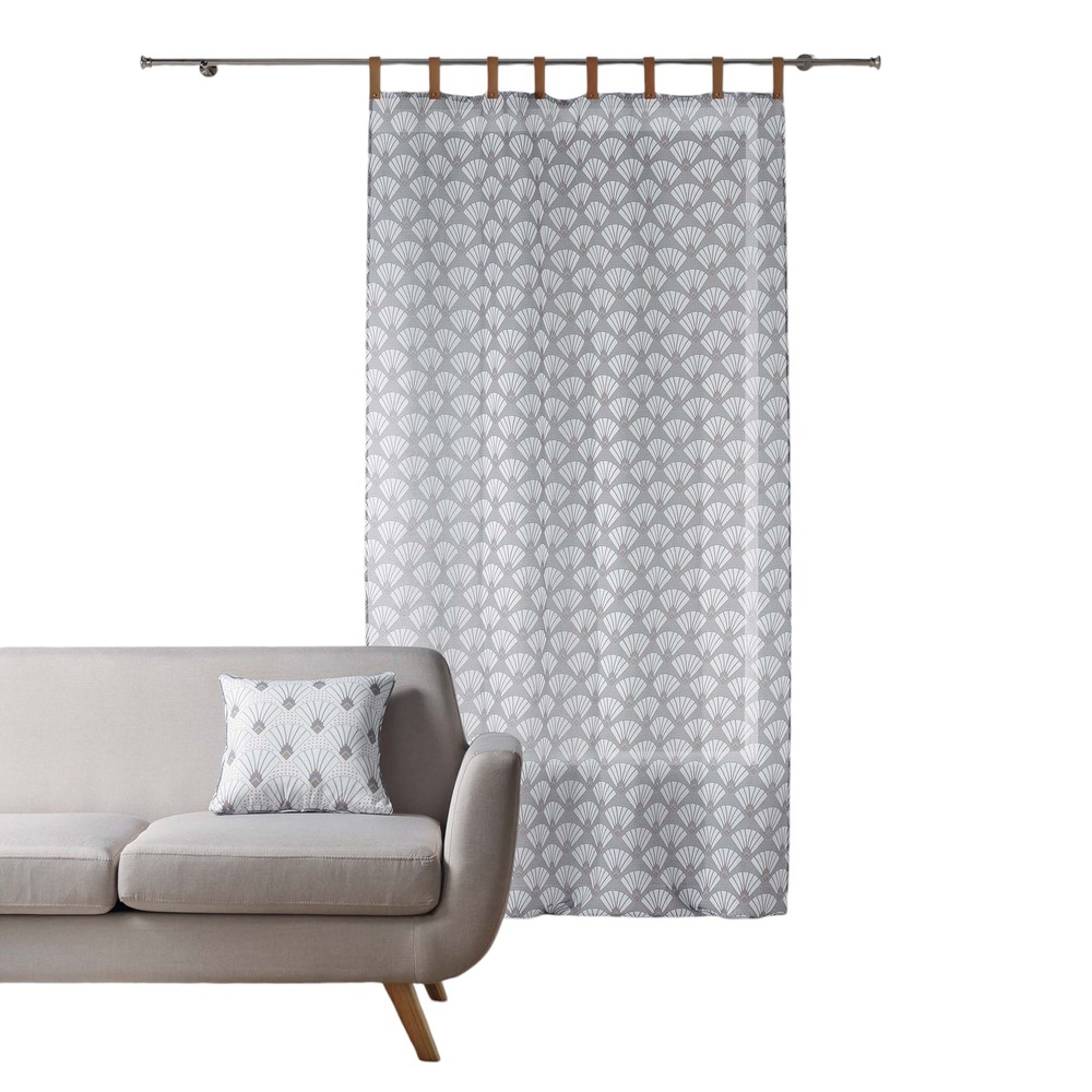 Panneau rideau voile sable collection art deco chic