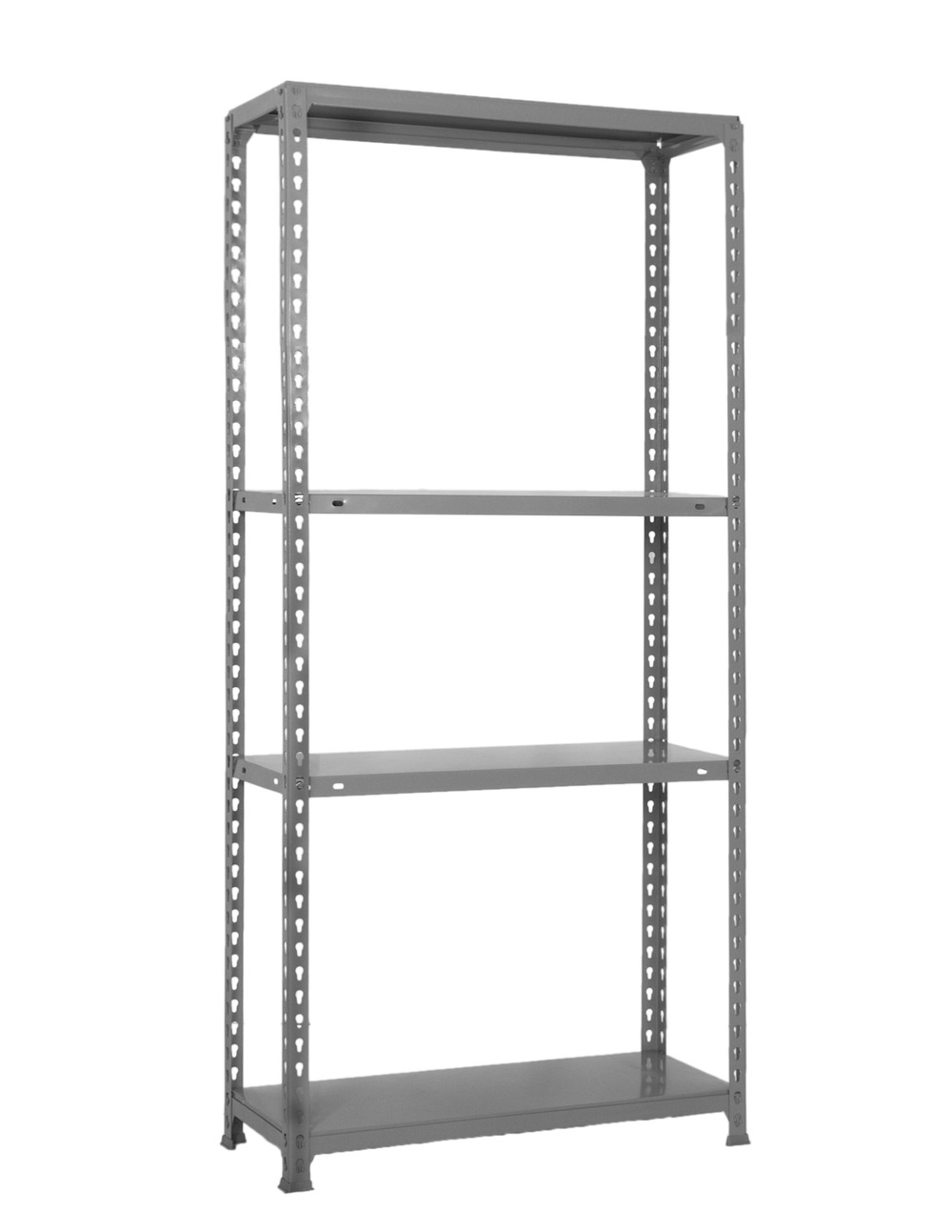 Etagère légère sans vis ecoclick mini 4/500 1500 gris gris 1500x800x500 - simonrack