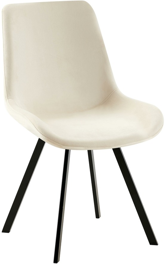 Chaise de salle à manger en velours lewes