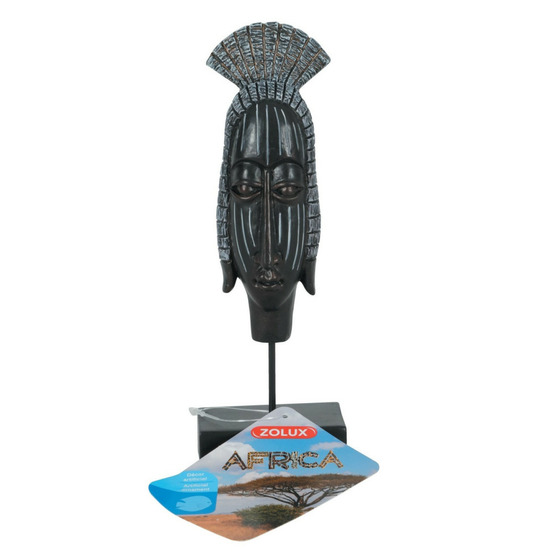 Décoration africa masque femme taille m. Aquarium.