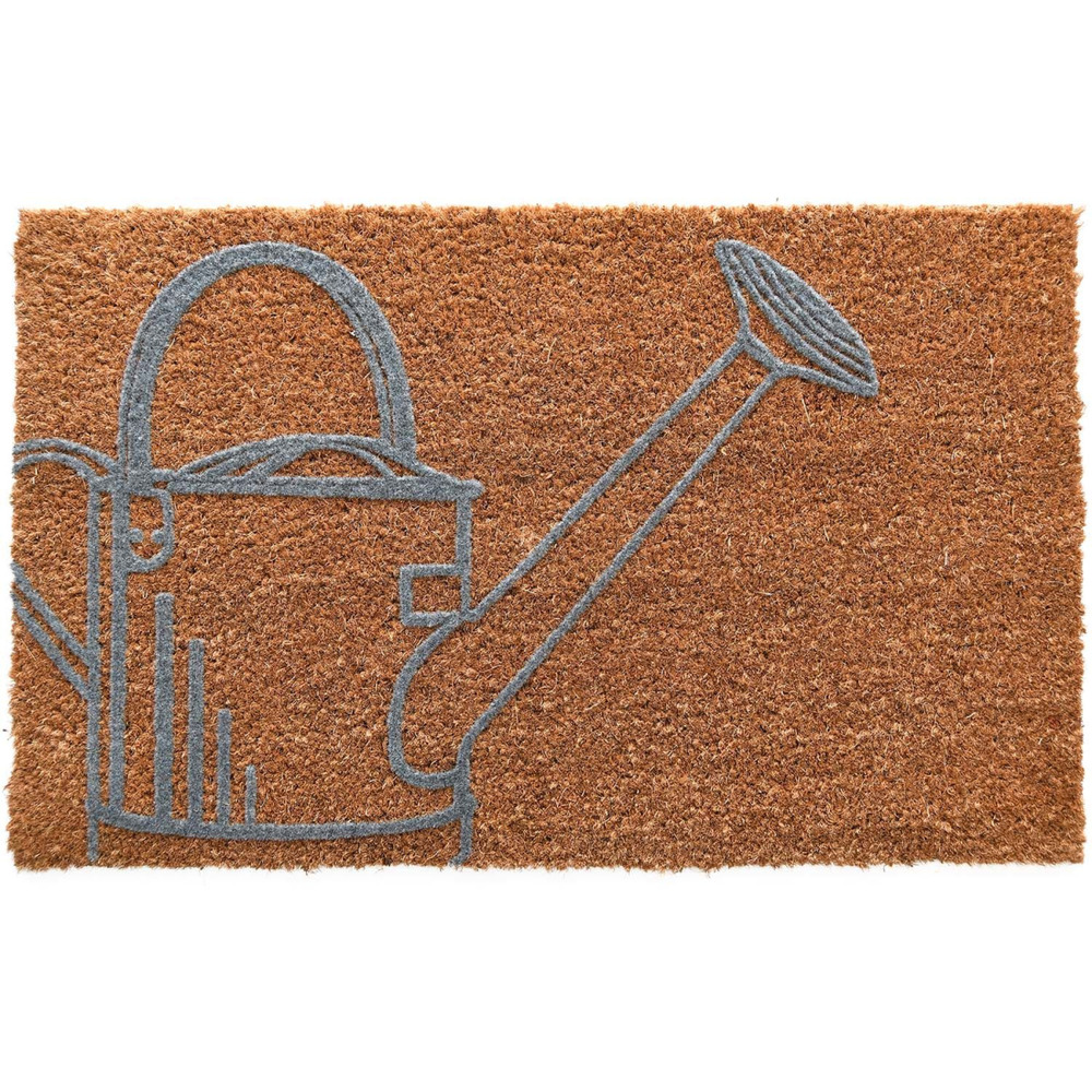 Paillasson en coco et pvc 60 x 40 cm arrosoir