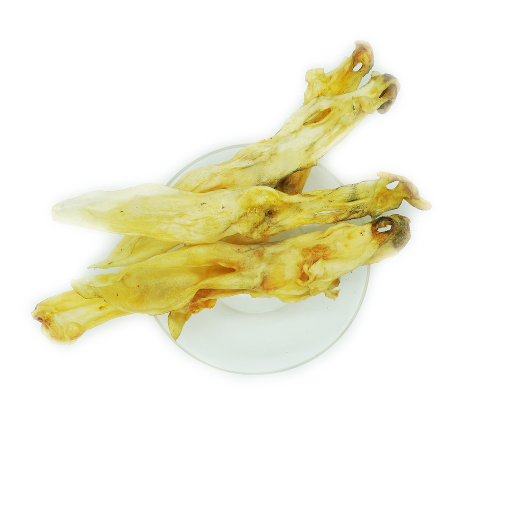 Snack pour chiens - oreilles de lapin - kaninchenohren ohne fell - 200g