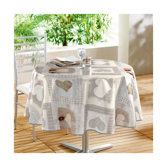 Nappe ronde toile cirée