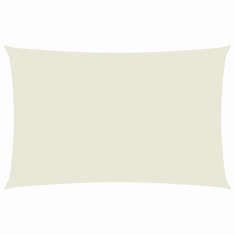 Voile de parasol tissu oxford rectangulaire 2x4,5 m crème