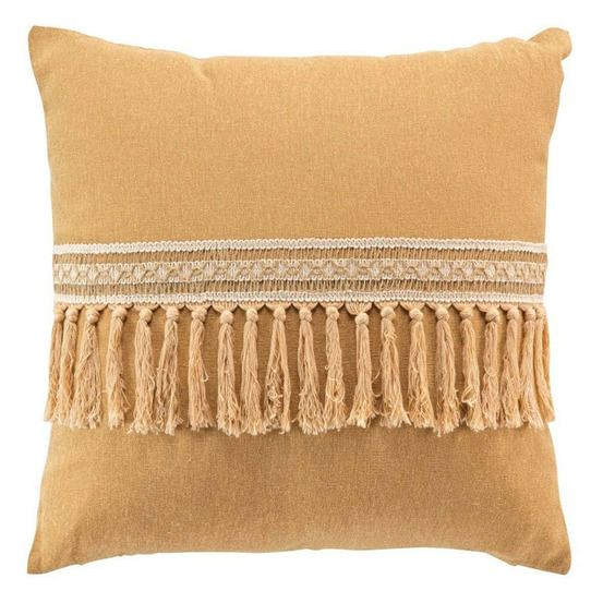 Coussin déco franges