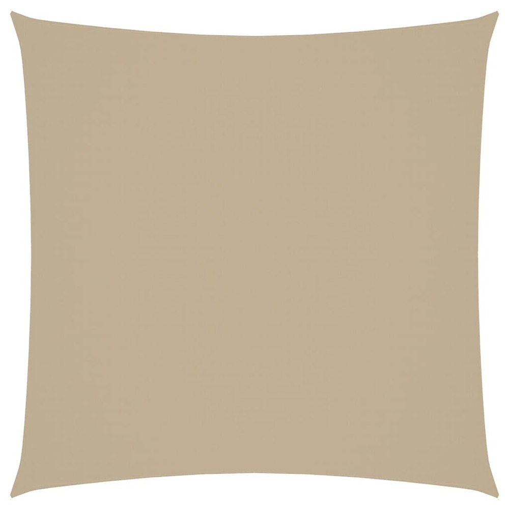 Voile de parasol tissu oxford carré 2,5x2,5 m beige