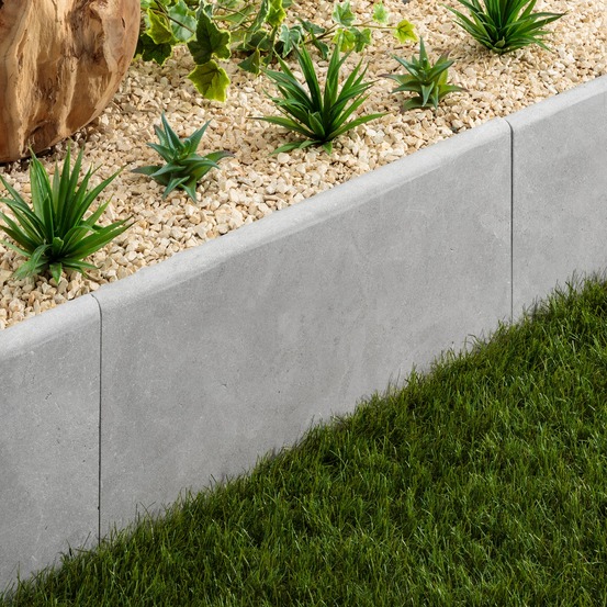 Bordure de jardin pierre de l'atlas gris 61x33x3 cm (à l'unité) - ro'ma nature