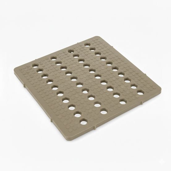 Gripsquare 50 - plaque pehd antidérapante - plast'up rotomoulage